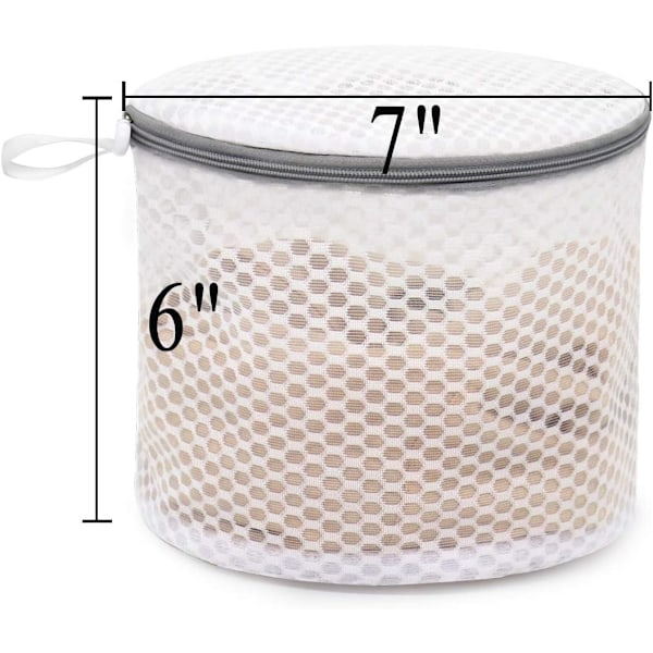 3 stk. Slitesterke Vaskeposer i Honeycomb-Mesh for Finvask, Vaskepose for Undertøy 17 x 17 x 15 cm