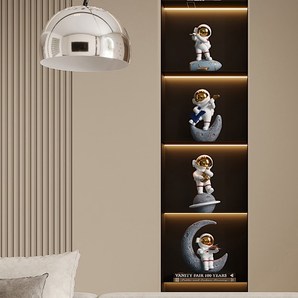 Band Astronaut Astronaut Ornament Engros Stue Skrivebord Hjem O