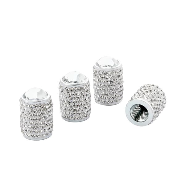 Ventilhetter for dekk, krystallhette for dekk, skinnende rhinstein, universell bil