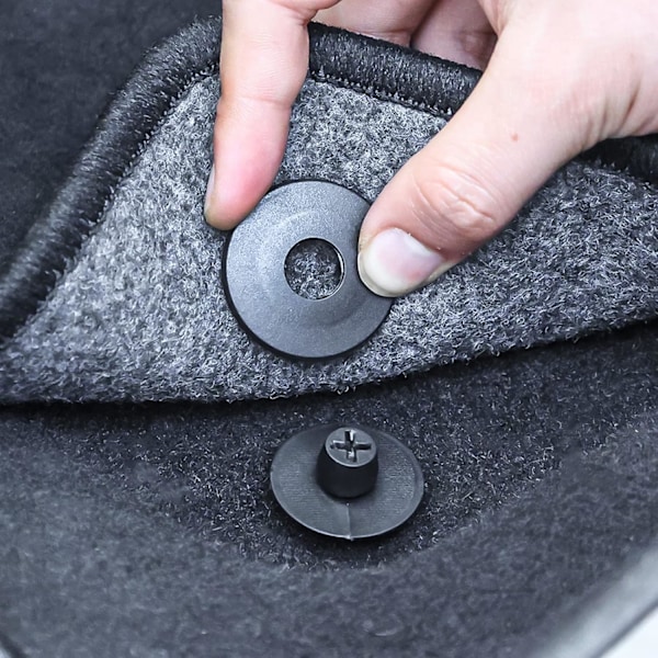 10 kappaletta yleismaailmallisia auton lattiamaton pidikkeitä, 3 in 1 auton maton kiinnityspidikkeet, auton F