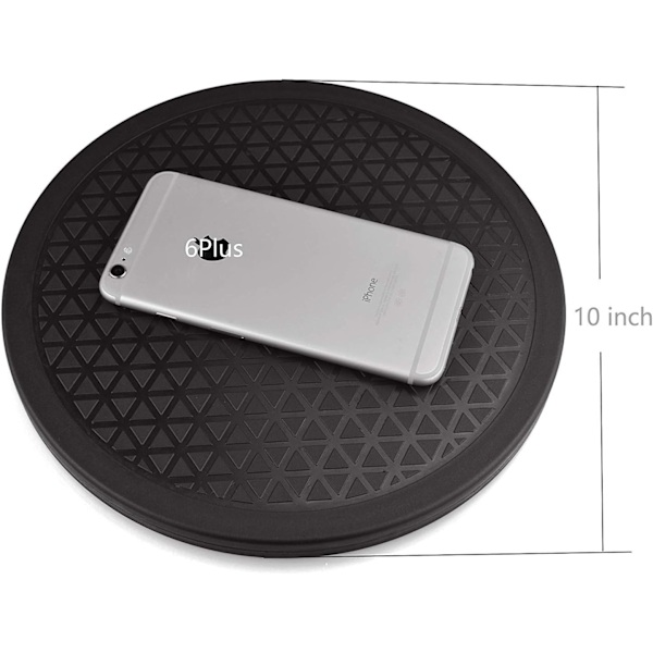 Robust 360° TV-skiva med stålkullager (10\")