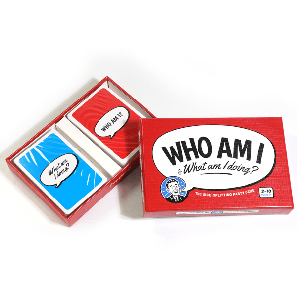 Debating who I am and what I do? - Fun card game for 2-10 players for