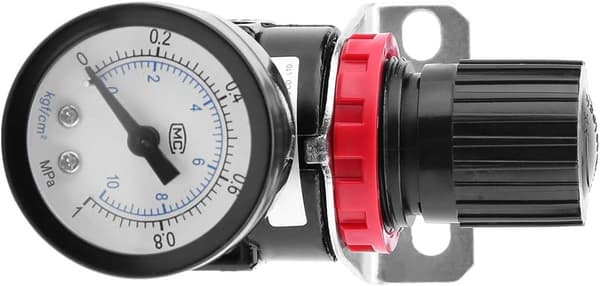 Tryckregulator, Akozon AR2000 G1/4 Tryckregulator Mätare för Luftdriven Kompressor med Tryckmätare