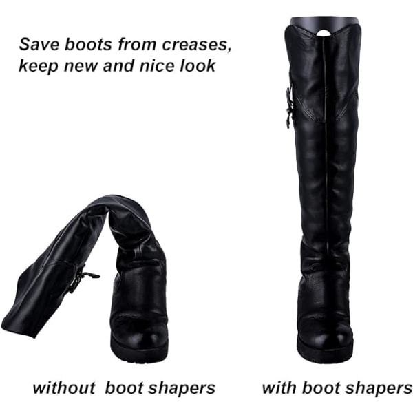 30 par (60 ark) Återanvändbar boot Shaper Form Inserts Boots Tall Supp