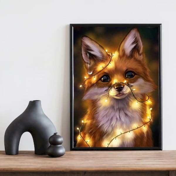 Diamantmaling - 30*40cm - Rev flerfarget