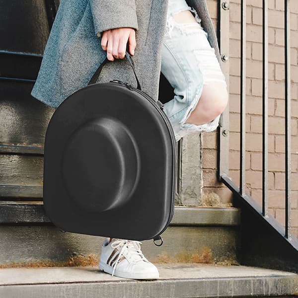 1st Case för Resehatt Box Hat Förvaring Fedora Hat Box Organizer