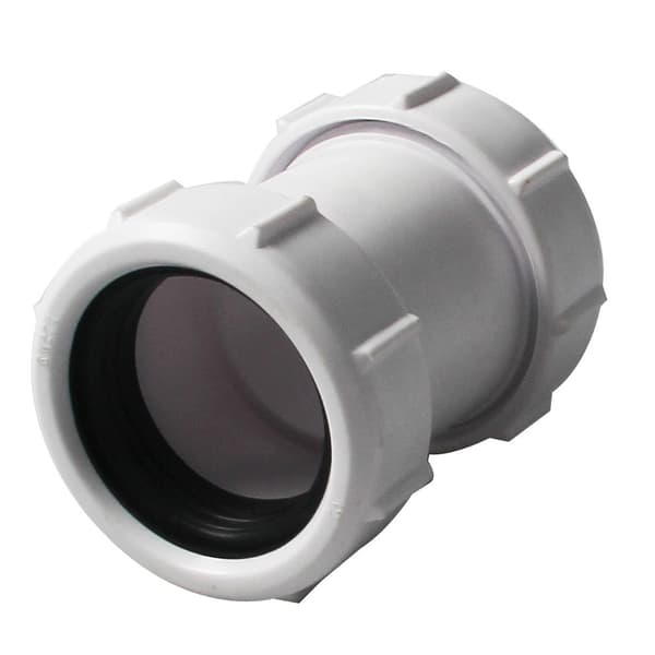 Kompressionsfittings til 40mm lige PVC-rør