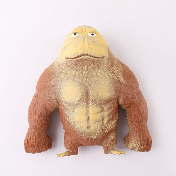 Monkey Toy, Stretch Gorilla Figur för barn och vuxna, Stress Relief f