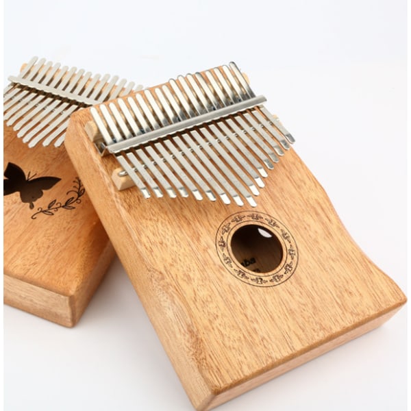 Tumpiano 17 tangenter, mahogny Kalimba Set Study Instructio