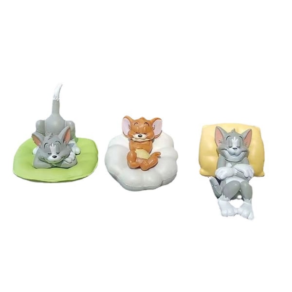 5-pakkaus Tom ja Jerry -toimintahahmoja ja kakkukoristeita