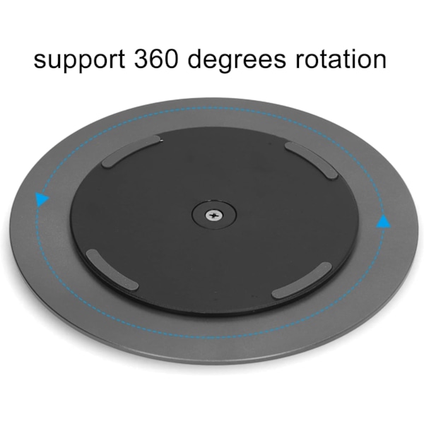 360° Kääntyvä Monitorin Kääntöalusta, Alumiiniseoksesta Valmistettu Tietokoneen Näytön Kääntöpöytä, Litteän Paneelin TV:n Kääntöalustan Matto