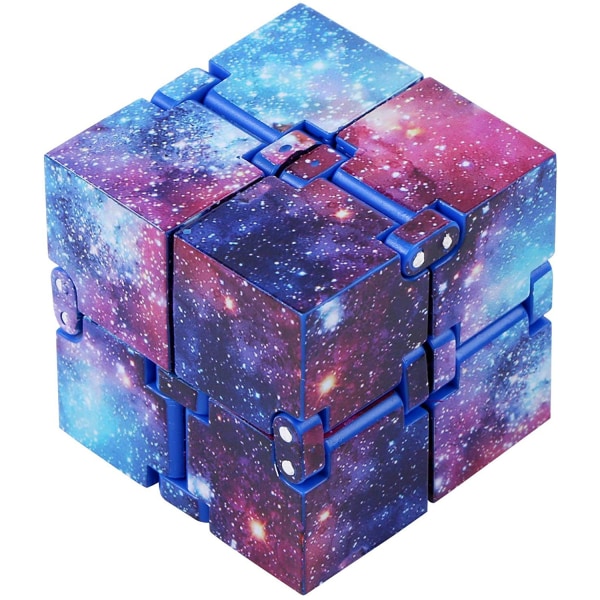 Infinity Cube - Universumi - Ikuisuuskuutio - Fidget-lelu Lila