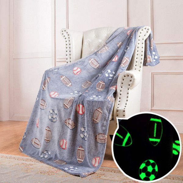 152*127CM Throw Blankets，Luminous Blanket Birthday Gift Luminous Blank