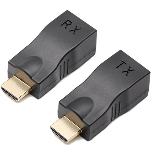 Hdmi-jatke HDMI-liitännästä Rj45-liitäntään Cat 5e / 6 -verkon kautta Ethernet-sovitin