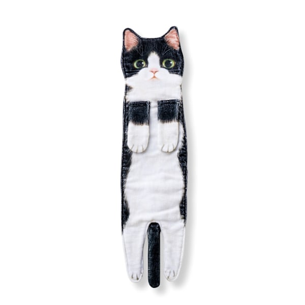 x Kat Håndklæde, Mikrofiber Håndklæde, Super Absorberende Håndklæde, til Katteelskere, Dekorativt Hængehåndklæde, Sjov Gave til Badeværelse, Køkken