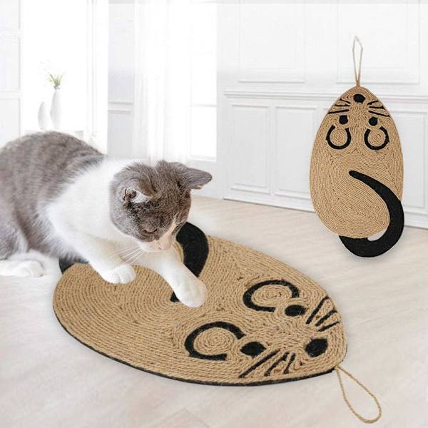 Katt Repbräda Naturlig Sisal Katt Repbräda Matta Katt Golvrepbräda