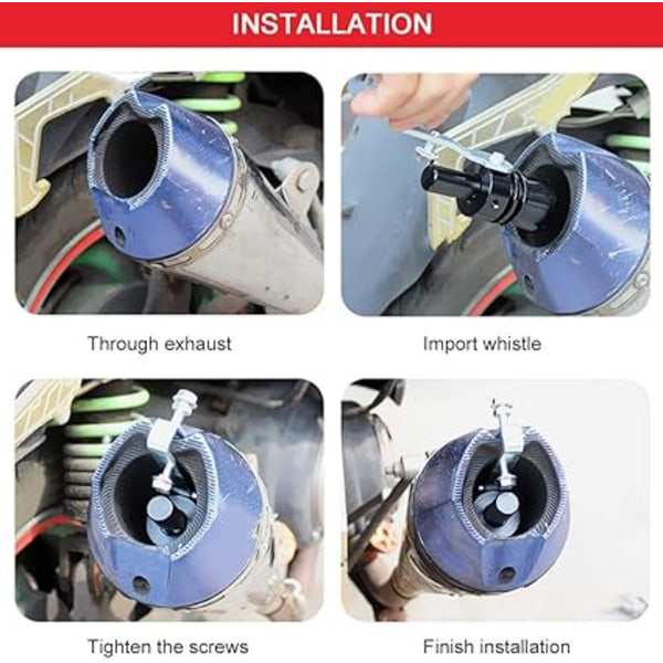 Turbine While, Bil Turbine While Udledning Rør Modificeret Højttaler Bil M