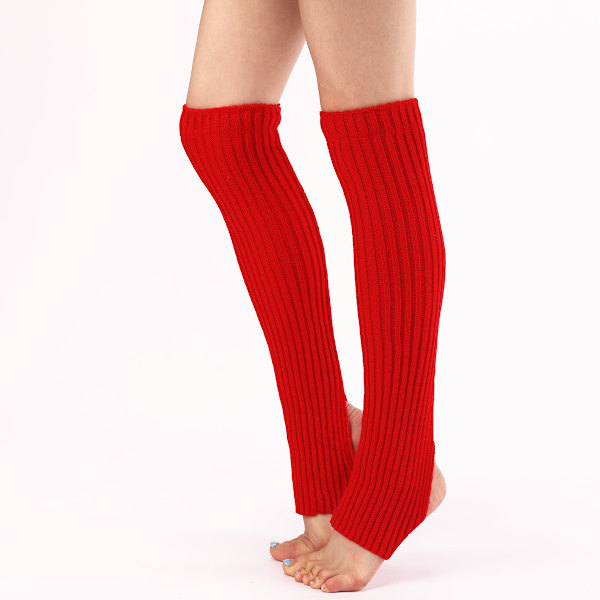 3 par Yoga Dans Leg Cover Stickad Ull Termisk Ben Skydd Balett