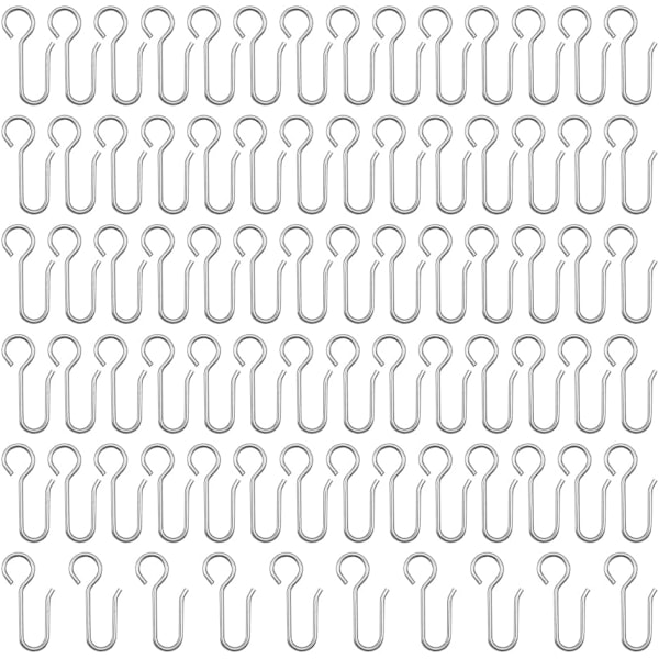 100 Metalliverhokoukkua, Verhokoukkuja, Verhopidikekoukkuja, Ikkunaverhoihin, Suihkuverhoihin