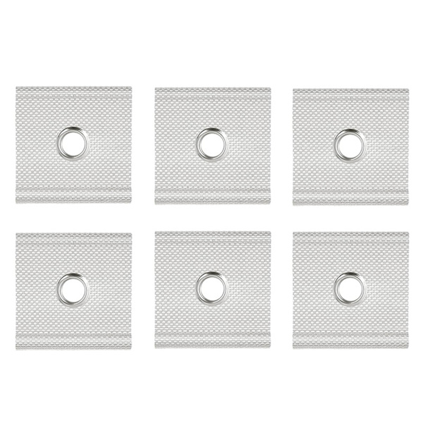 Pipingöglor för fixeringsskena 5/6mm - 7/8mm - 6-pack krokar för tältmarkis
