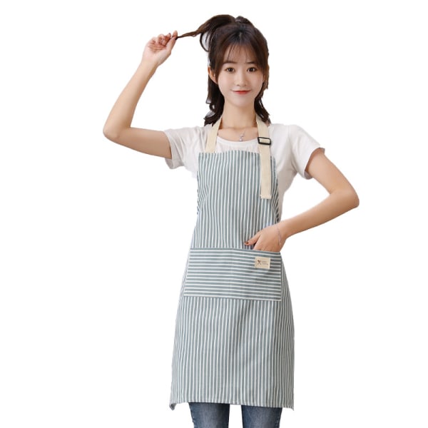 Hushållsrand ärmlöst förkläde Kvinnor Kök Matlagning Arbete med Pock