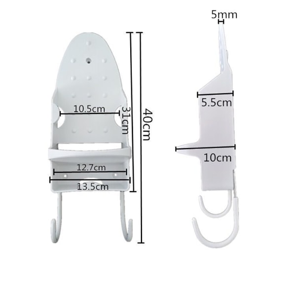 Strykbräda strykjärnshållare, väggmontering för strykjärn