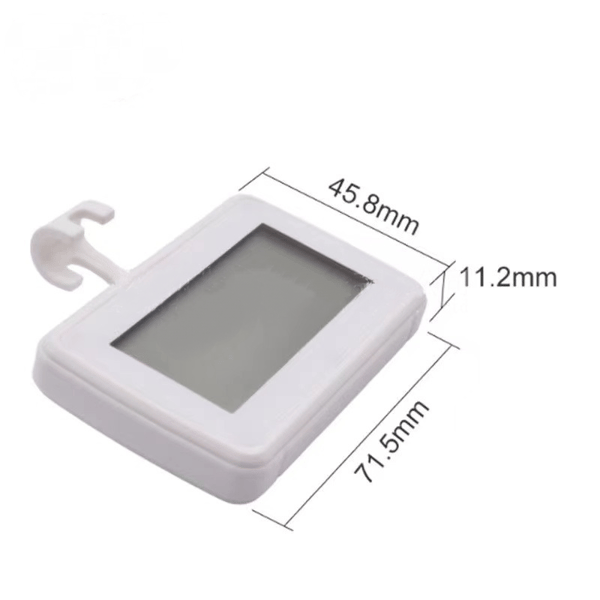 2 Mini Digitalt Termometer, Fryser Termometer, Digitalt Køleskabstermometer