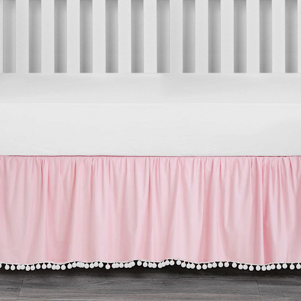 Tassle Platform Bedskirt, Twin, Vit 100*190+36cm