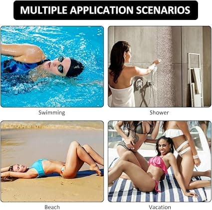 Svømmehætte, svømmehætter til kvinder, badehætte, svømmehætte, poolhætte, pool