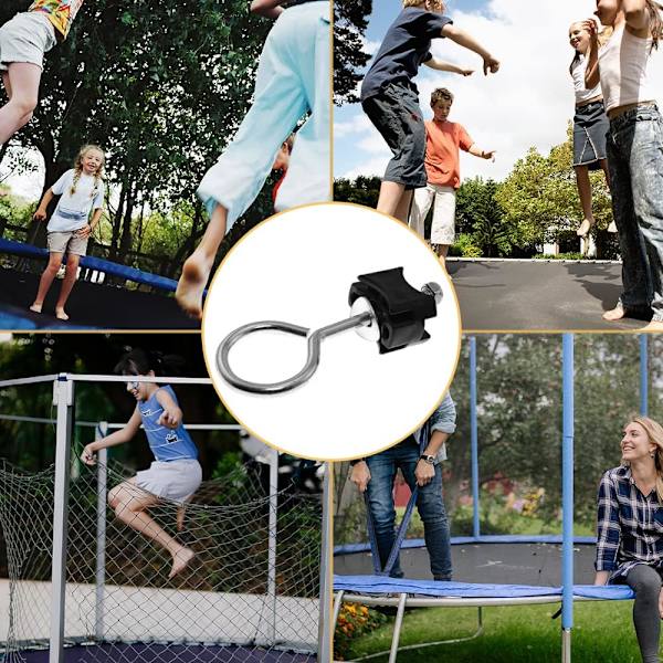12 stk. udskiftningstrampolinskruer, afstandsholdere, trampolinskruer, trampolin