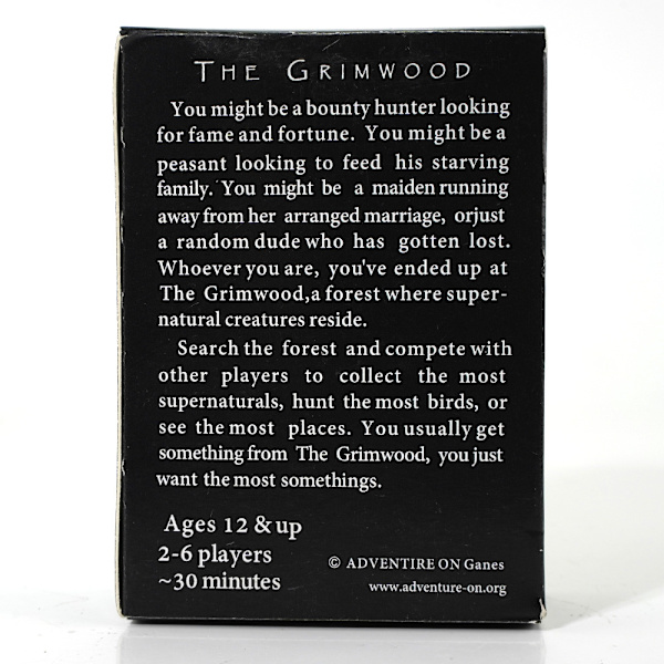 Äventyrsspel The Grimwood: Ett lätt strategiskt, mycket kaotiskt kortspel
