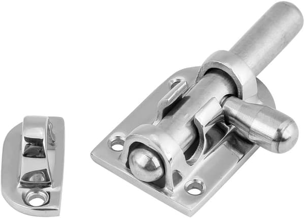 Båtdörrlås, 316 Rostfritt Stål Silver Marinlås (60mm / 2.4in)