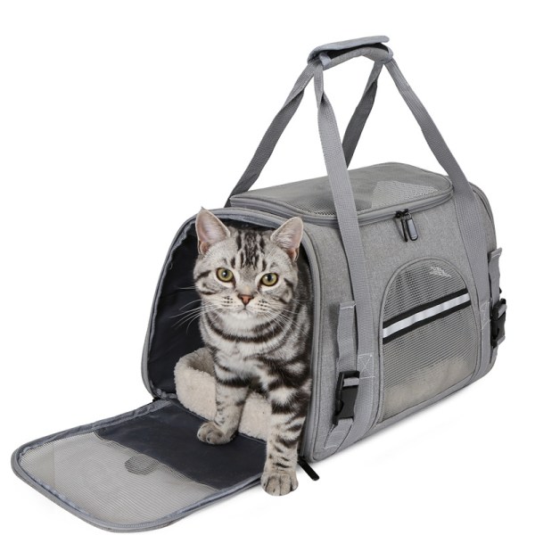 Pet Bag Portable Pet Bag, Breathable Foldable Bag for Cats and Dogs, S