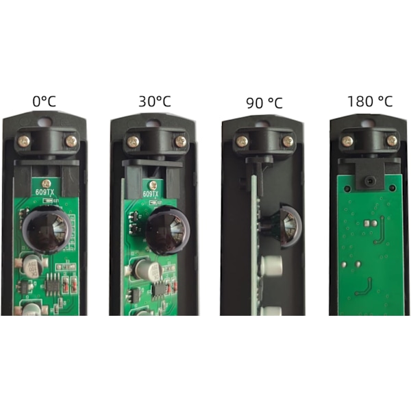 Par Universal Infraröda Fotoceller för Automatisk Utomhussensor för Garageport 12V/24V AC DC