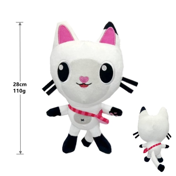Gabby's Dollhouse, 28cm Pandy Paws pehmolelu Tee musiikkia kanssani