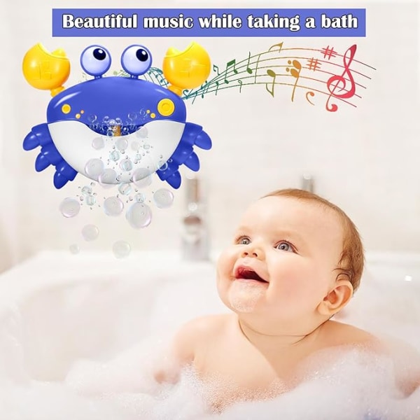 Badleksaker för småbarn: Babybadleksaker, krabba badleksaker, bubbelmaskin