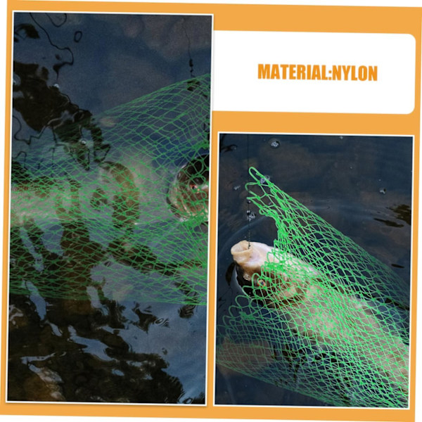 Håv Vikbar Ersättningsnät Vikbart Fiskenät Ersättningsnät Fiskenät Ersättningsnät för Fiskenät Grön Nylon