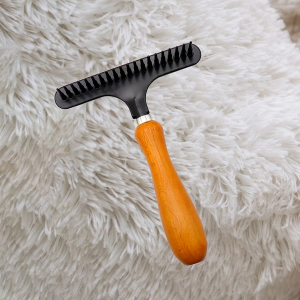 Mattkorrigerare Shag Rug Rake Carpet Groomer Rake Hand Held Carpet Rake