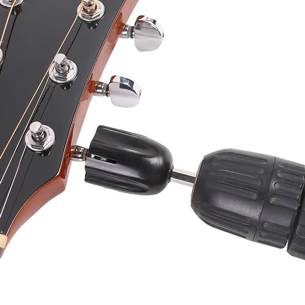 Gitarstrenger Viklerhode Hex Elektrisk Drill Tuning Peg Puller Reparasjon