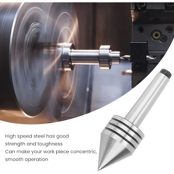 Svarvningsverktyg MT2 Heavy Duty Live Bearing Bakre Dockcenter Metall Trä Trä Svarvningsverktyg Enkelt Svarvningsverktyg