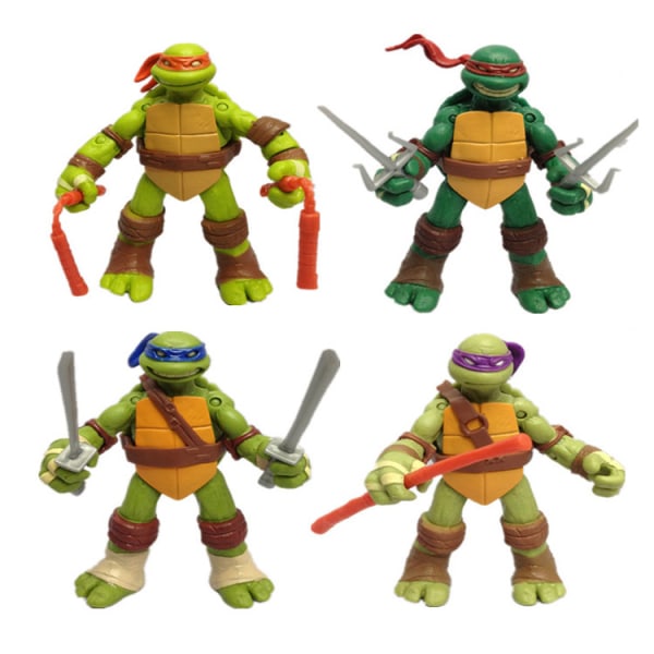 Teenage Mutant Ninja Turtles actionfigursett, anime-figurmodell