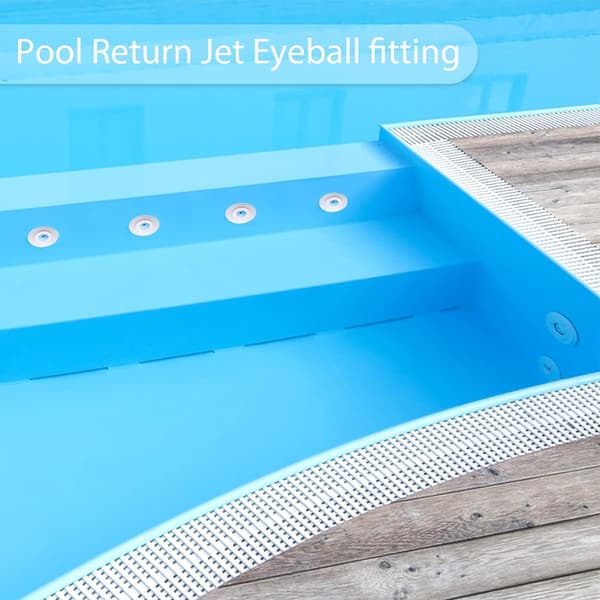 Poolmunstycke, 3 st Poolreturmunstycke, Poolinloppsmunstycke, Poolreturmunstycke, Spabadsmunstycke, Pool