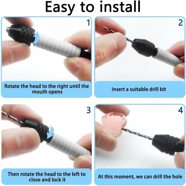 20 st Micro Twist Borr Små Borrar Smyckestillverkning Rotationsverktyg för Trä, Smycken, Plast, Miniatyrer och Andra Miniatyrborrar (0.8mm-3.0mm)