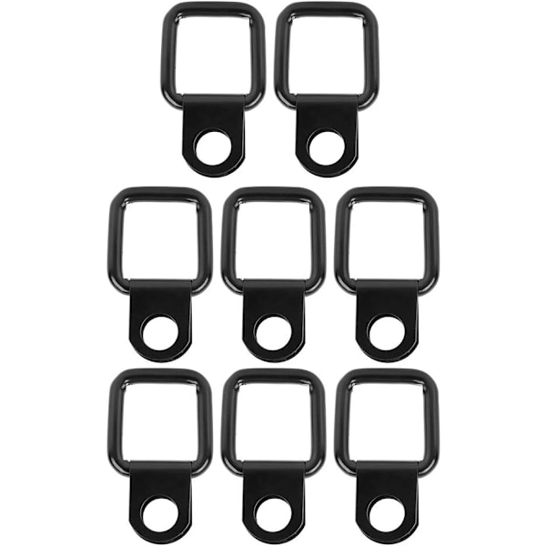 8 stk. til Wrangler D-ring anker / cover quick release lukning