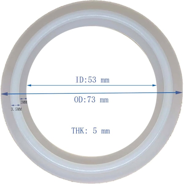 Erstatnings O-ring kompatibel med Balboa spa varmeapparatmodeller som sikrer effektivitet (6 stk)