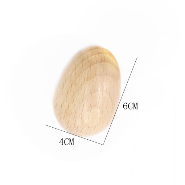 4 st träpercussion musikaliska ägg maracas ägg skakare musikaliska instrument leksak för barn