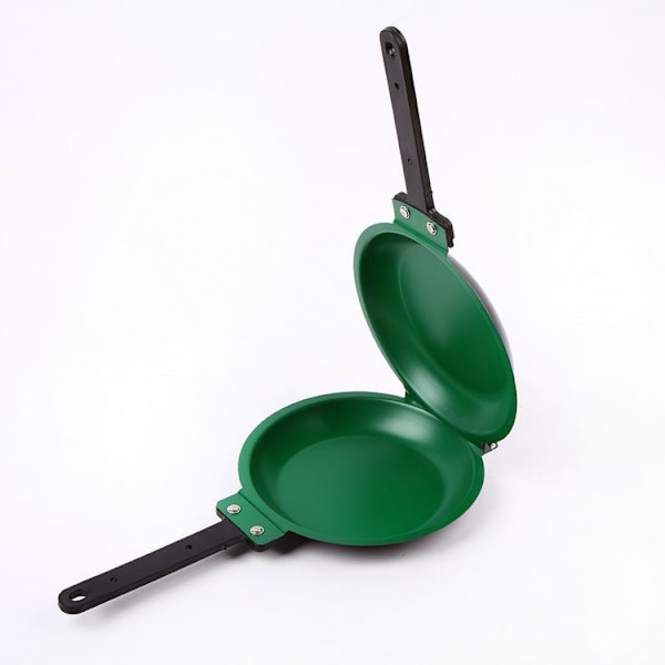 DIY Non-Stick Flip Pan, Dobbeltsidet Pandekagemaskine Omeletpande Sund