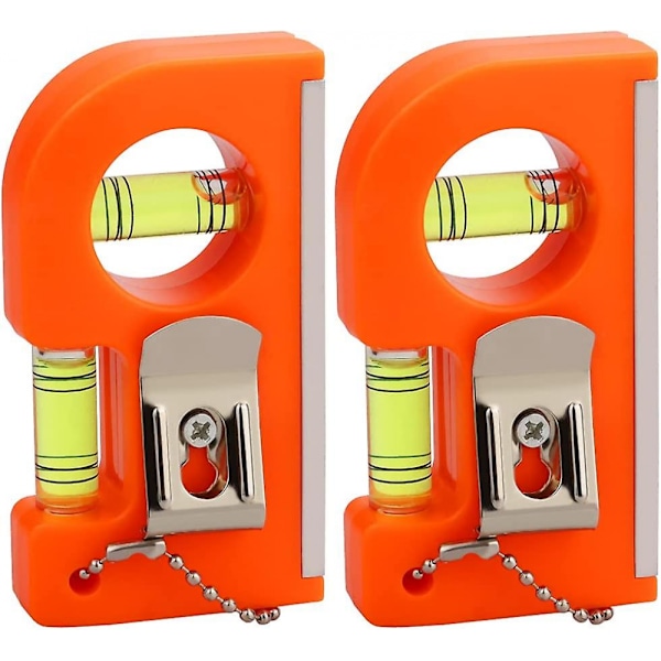2 st magnetiska ficknivåer horisontell vertikal precisionsvattenpass med
