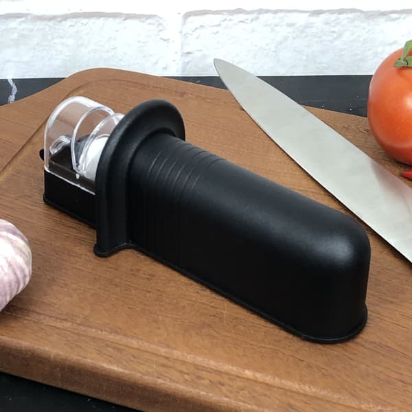 Bærbar knivsliber, sort knivsliber