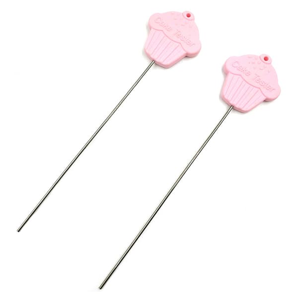 Rostfritt stål Cake Tester Söt Cupcake Shape Cake Tester Probe Skewe
